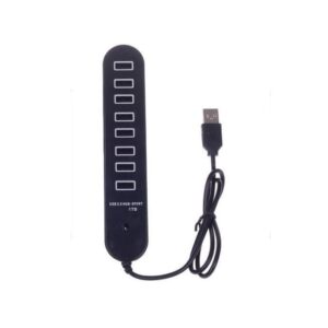 Hub USB 8 ports - Multi-port Hub USB 2.0 - Noir