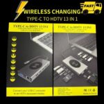 Adaptateur TYPE-C vers HDTV 13 en 1