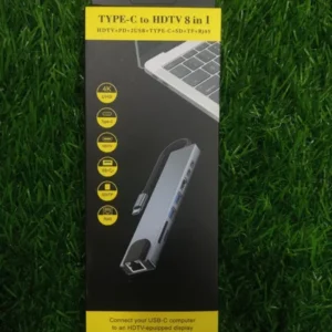Adaptateur - Type-C To HDTV - hub 8 en 1