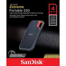 Disque dur externe SSD SanDisk 4 To