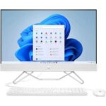 ORDINATEUR HP All-in-One 24-cb1152nh PC - Intel(R) Core(TM) i5-1235U - 12éme GENERATION - 8Gb RAM - 512Gb | 24" Full HD Tactile Blanc